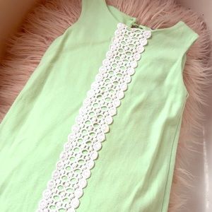 Girls soft Lime green dress.